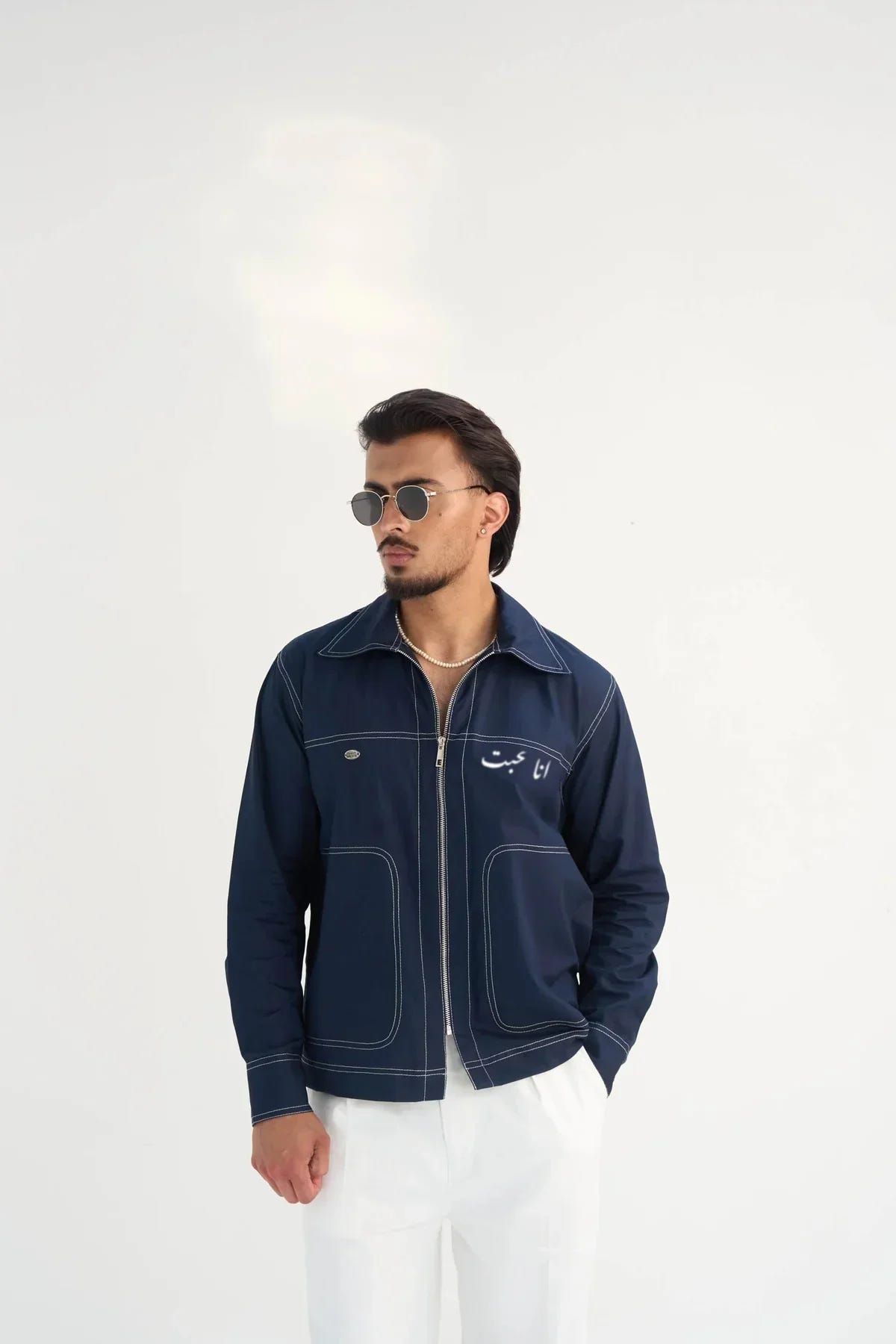 Aham Prema Navy Full Sleeve Shirt - image 4