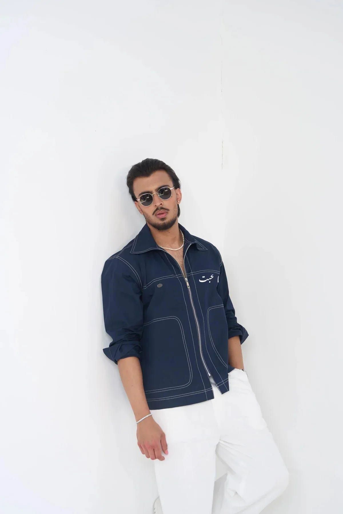 Aham Prema Navy Full Sleeve Shirt - image 6