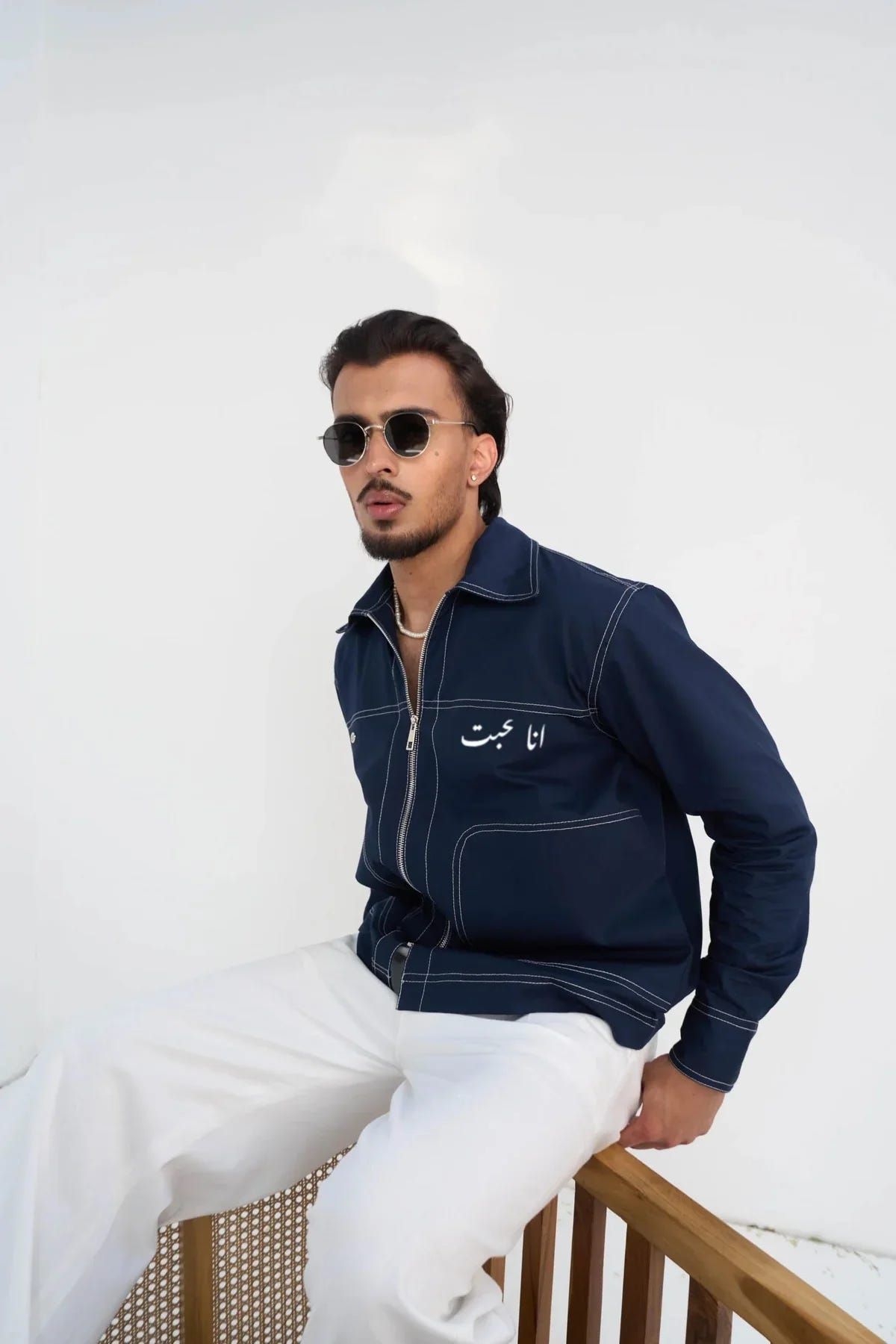 Aham Prema Navy Full Sleeve Shirt - image 9