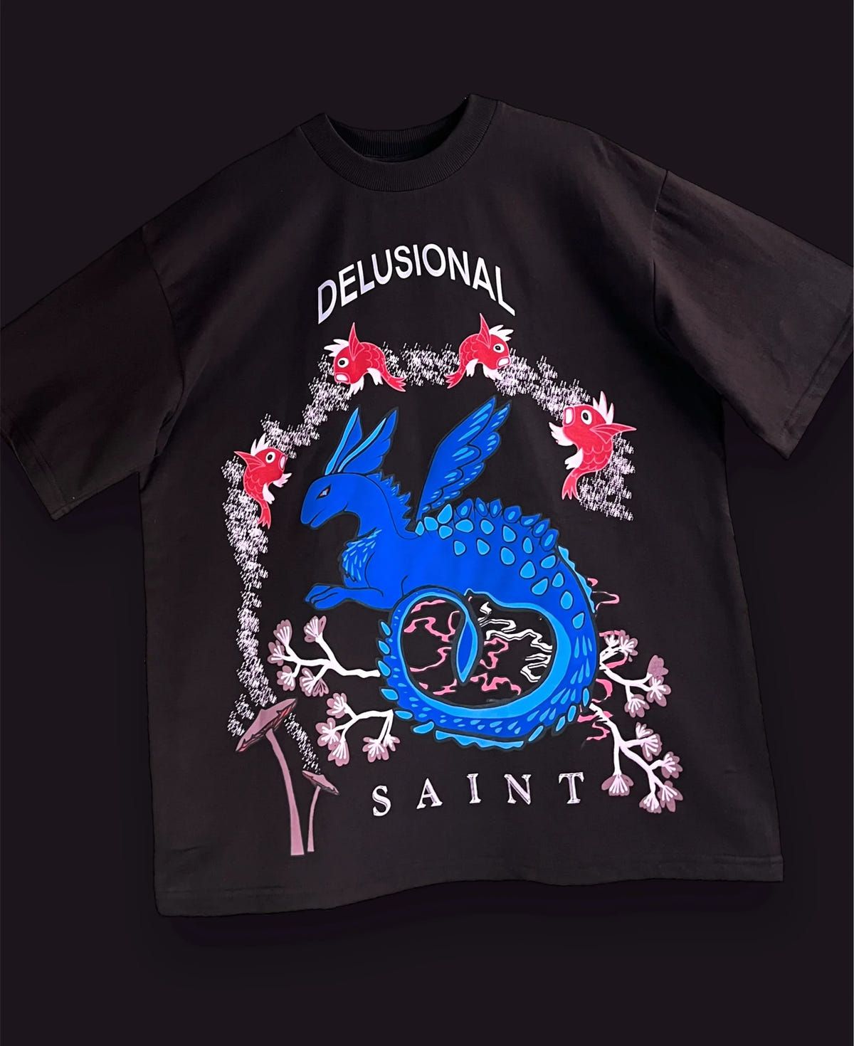 Delusional Oversized T-shirt - image 1