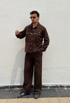 Umber Brown Full-Sleeve Shirt view 4