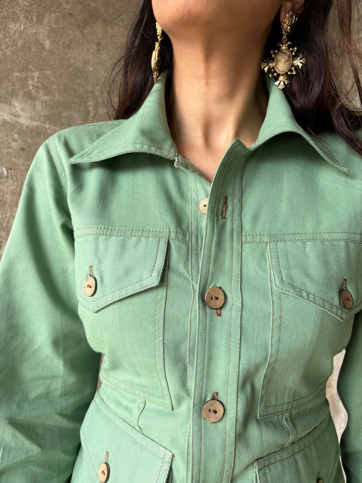 Vintage Green Co-ord Set - image 12