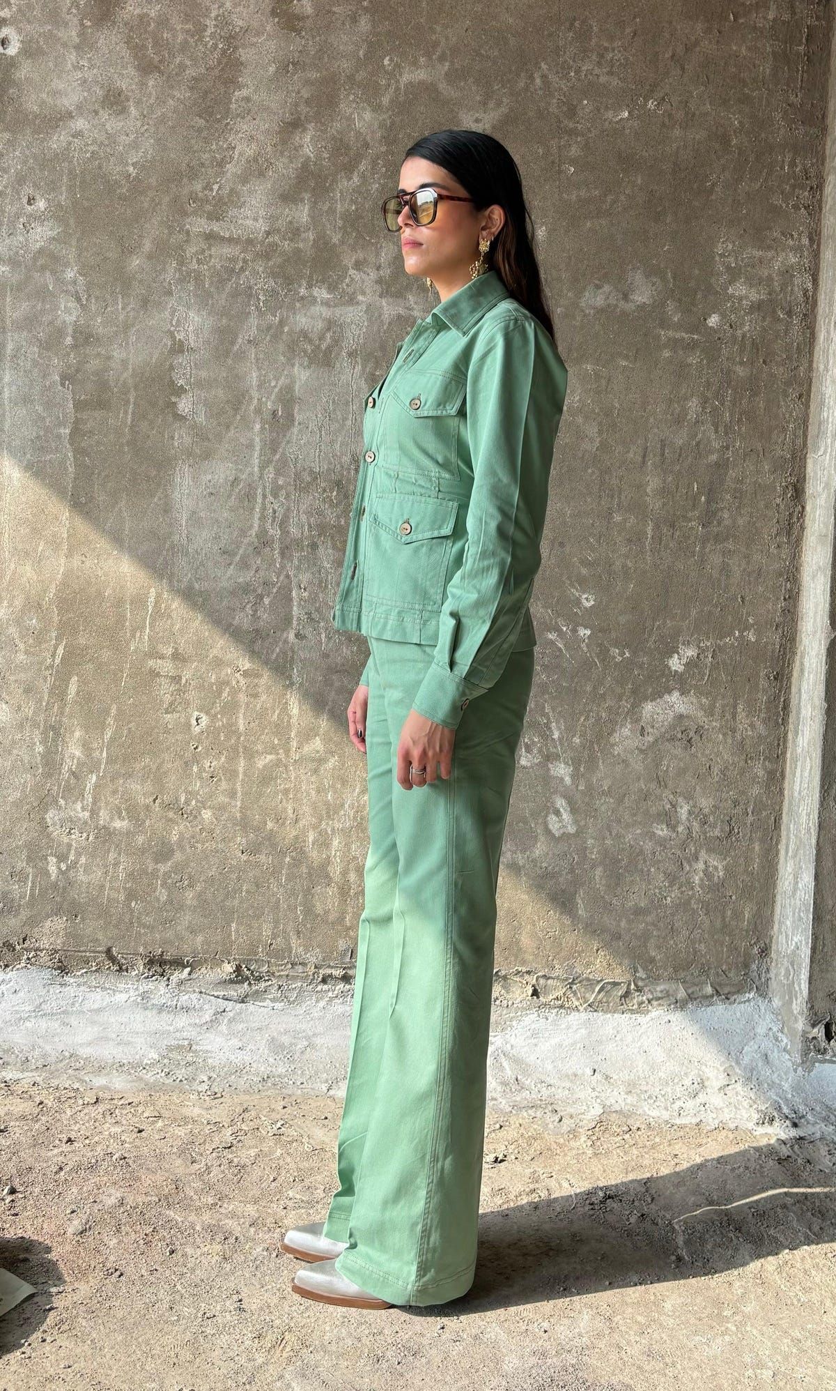 Vintage Green Co-ord Set - image 2