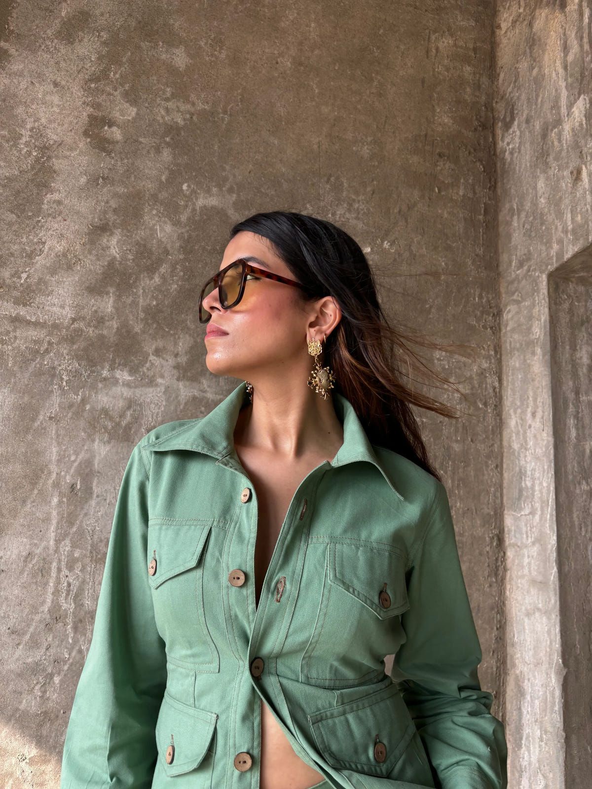 Vintage Green Co-ord Set - image 3
