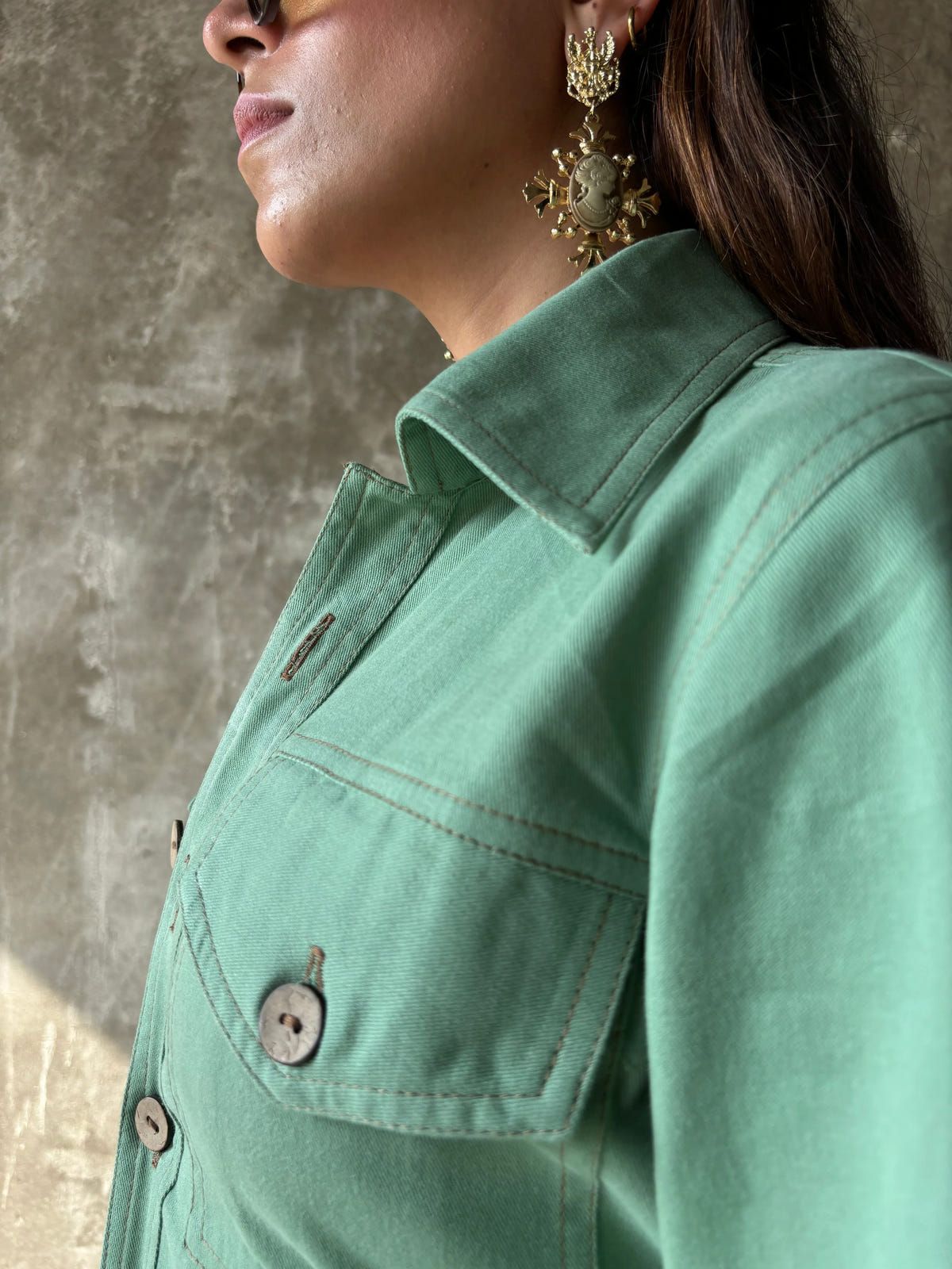 Vintage Green Co-ord Set - image 9