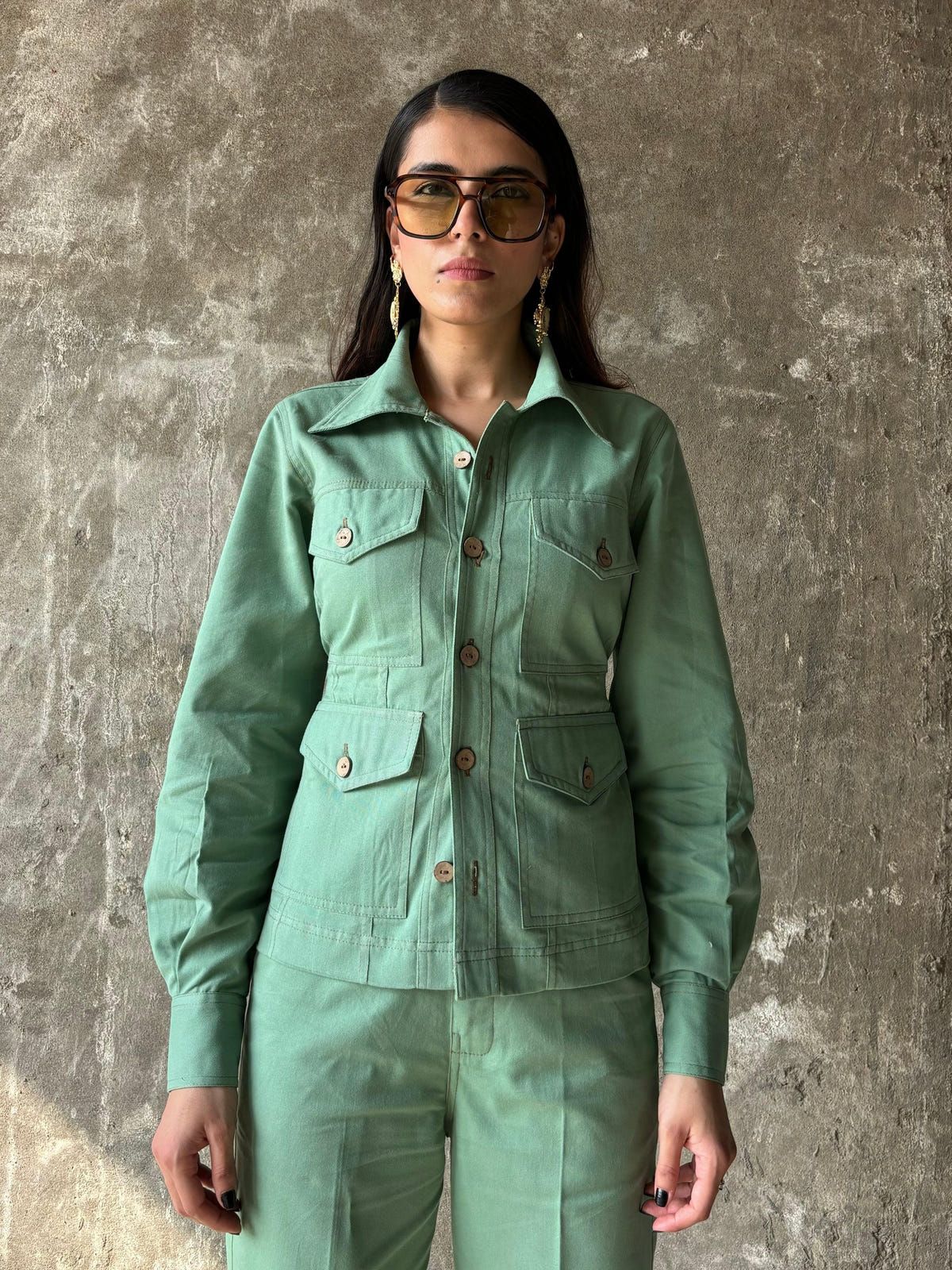 Vintage Green Co-ord Set - image 10