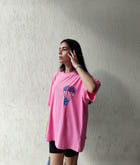 Youth Influencer Pink Oversized Tshirt view 5
