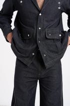 Comet Grey Denim Full-Sleeve Shirt view 2
