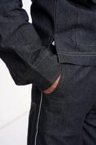 Comet Grey Denim Full-Sleeve Shirt view 5
