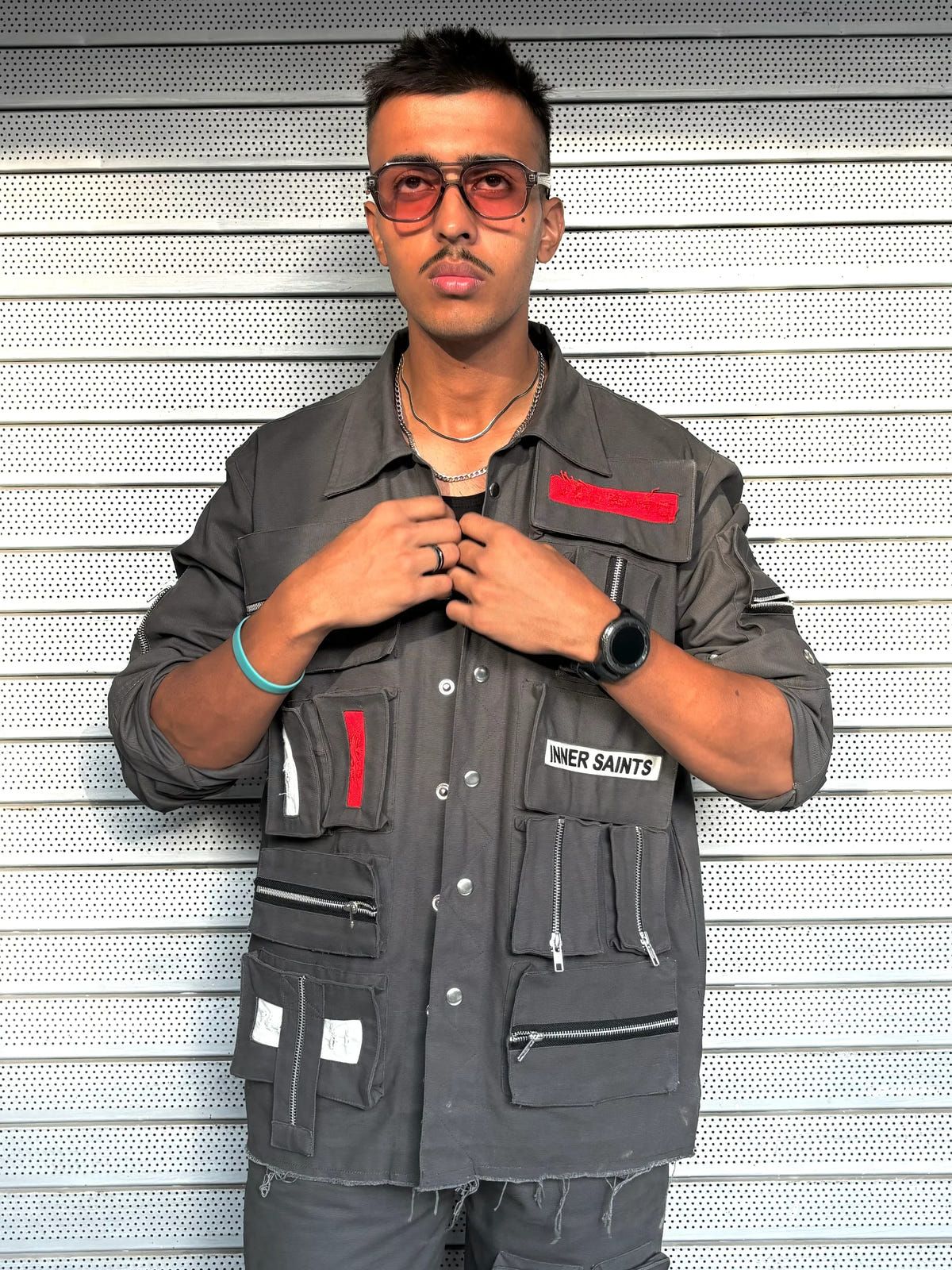 3D Box Grey Jacket & Pants - image 2