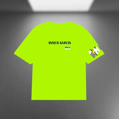 Grounded Cupid Oversized Neon Green T-shirt - image 5