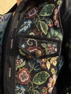 Black Floral Jacket view 4