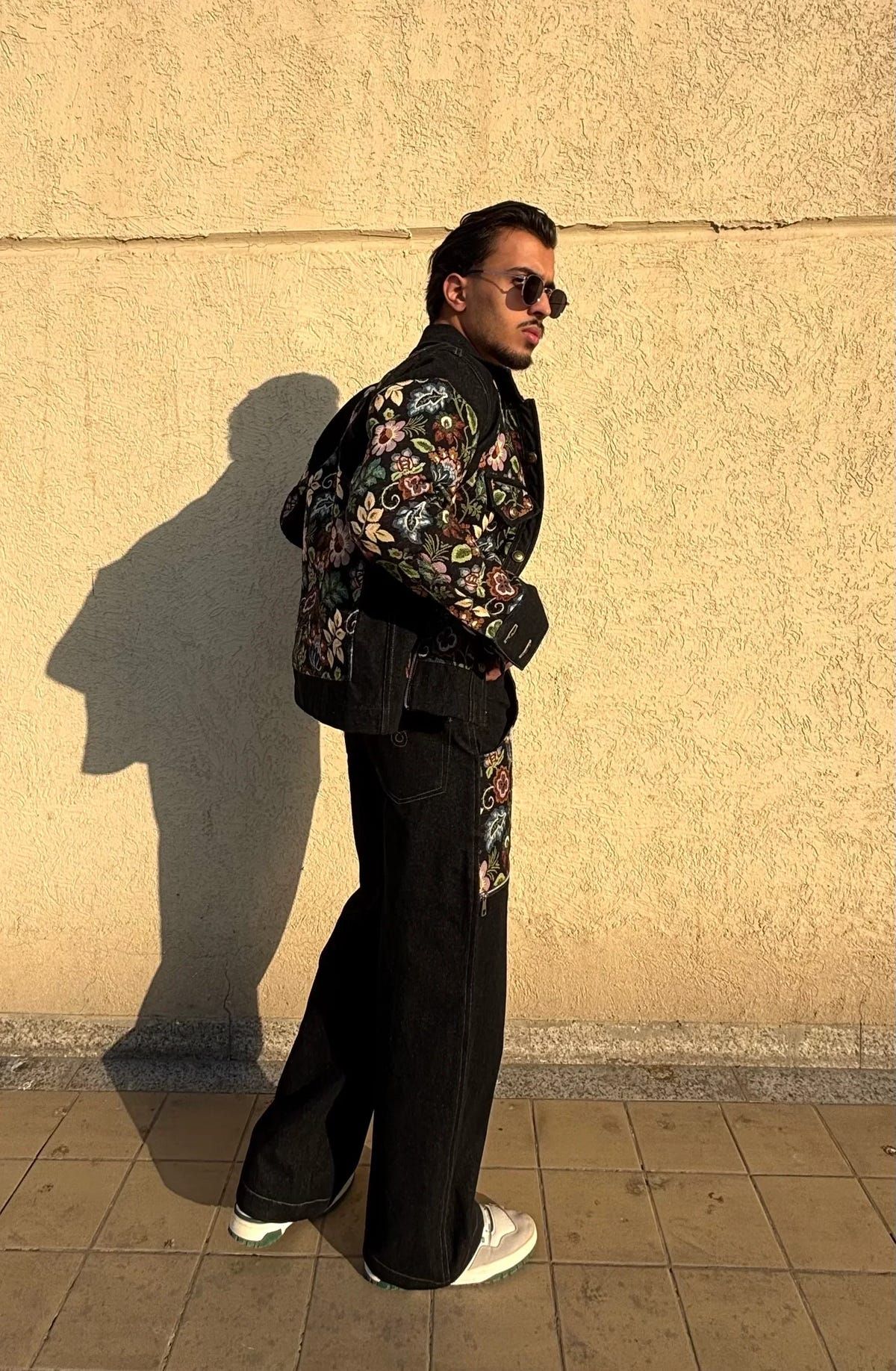 Black Floral Jacket - image 6