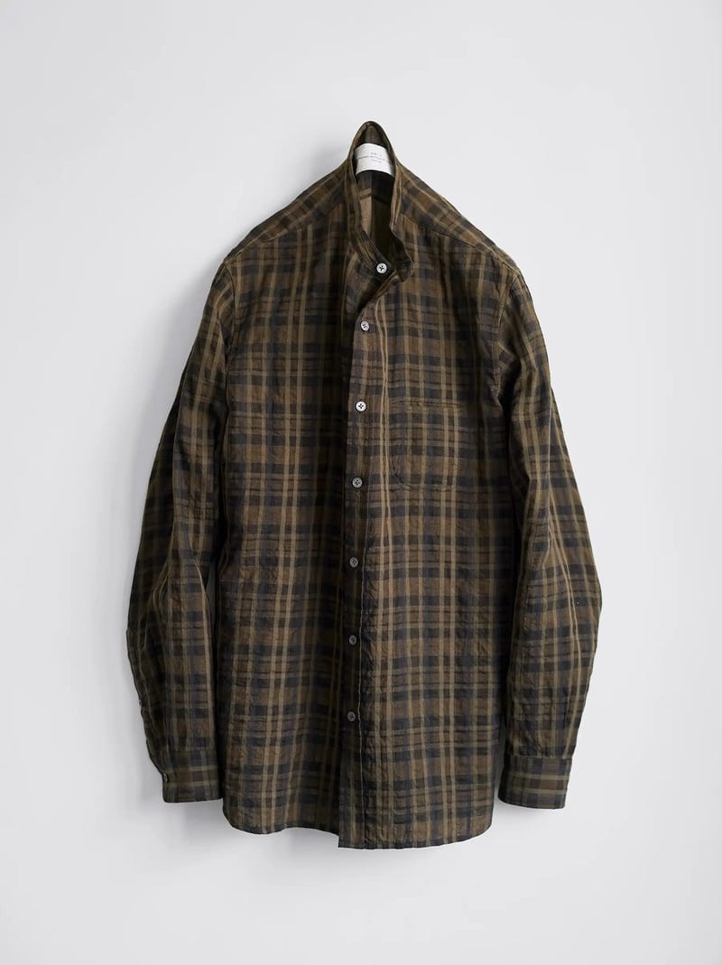 IT.EXC.25.44 BAND COLLAR SHIRT