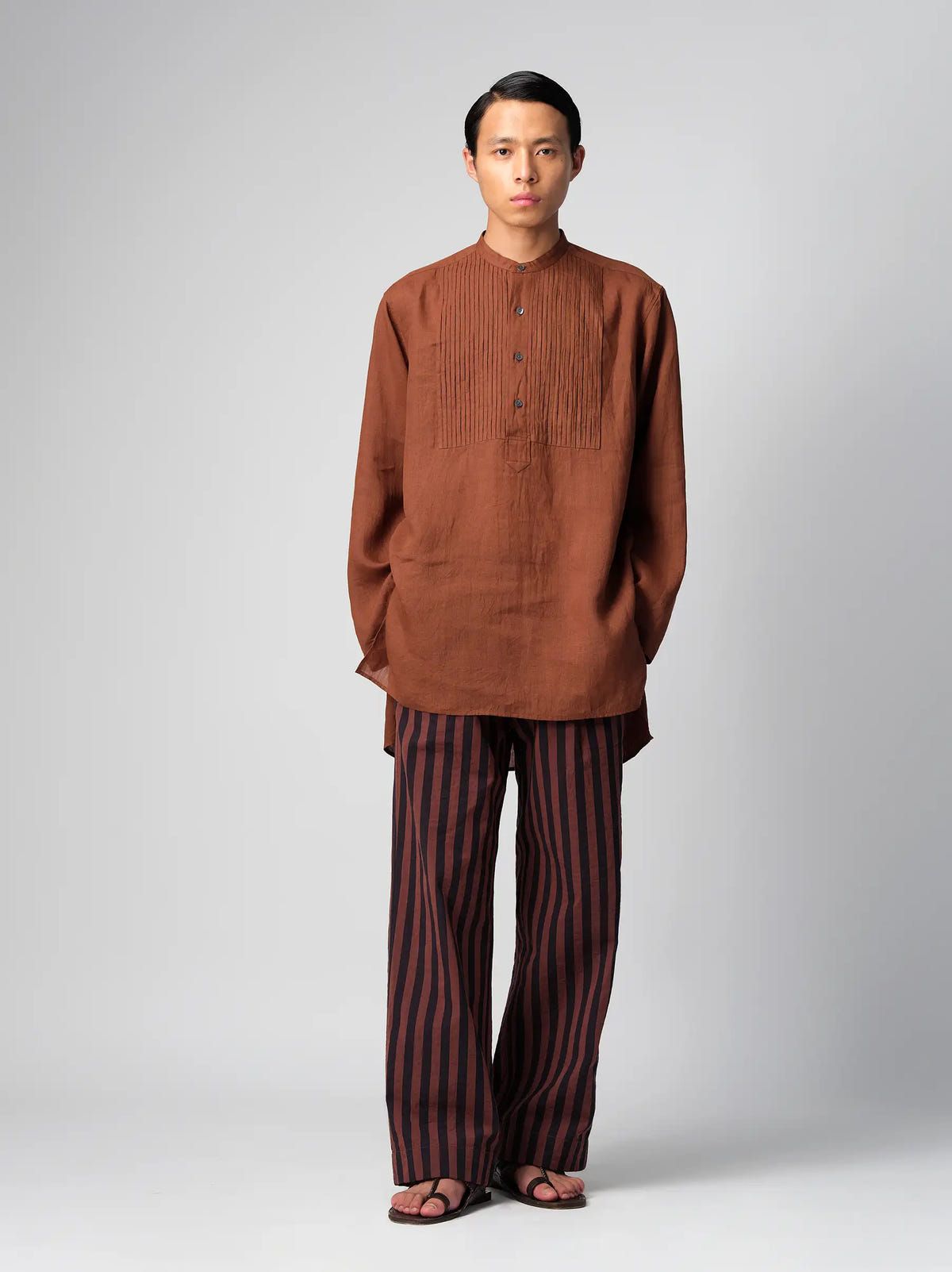 IT.025.16.158 PLEATED LONG SHIRT - image 3