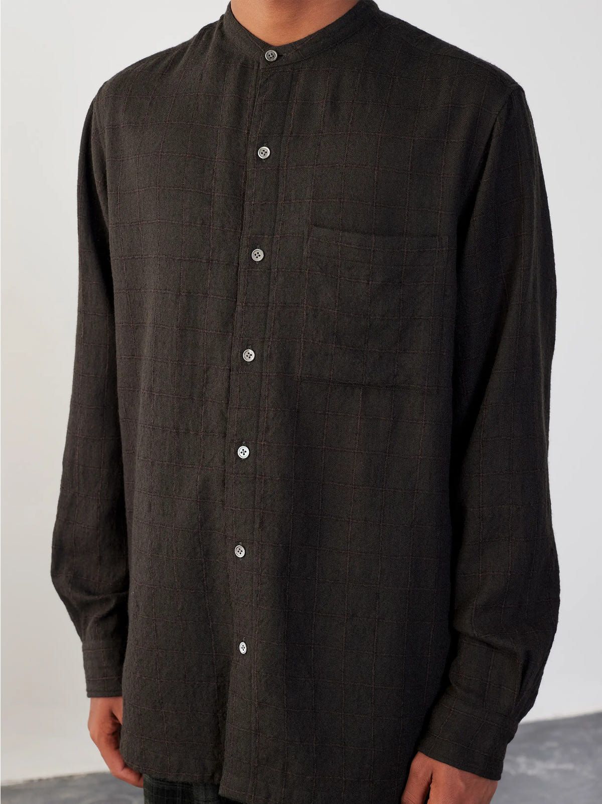 IT.EXC.23.18 BAND COLLAR EASY SHIRT - image 4