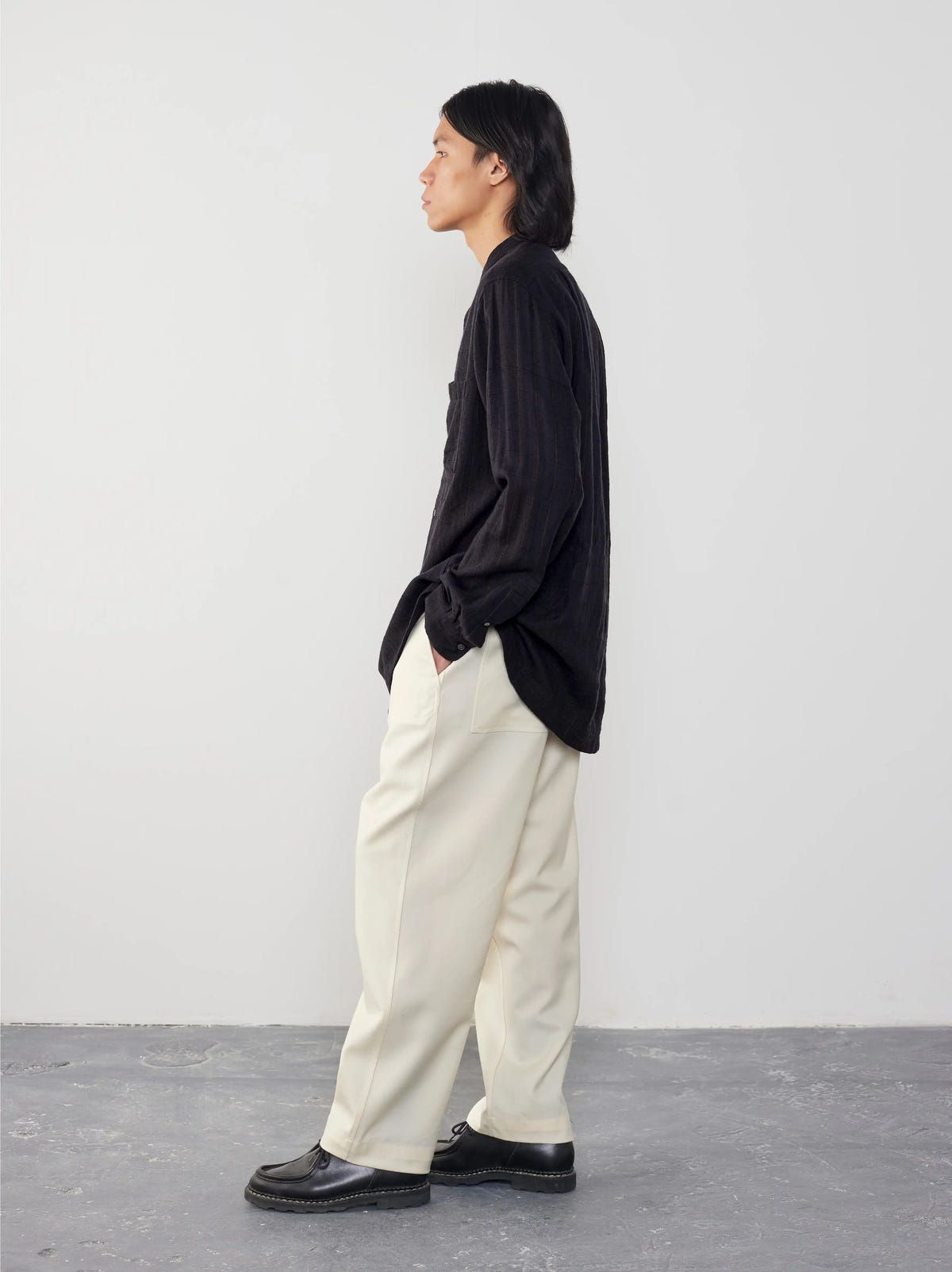 IT.EXC.23.18 BAND COLLAR EASY SHIRT - image 8