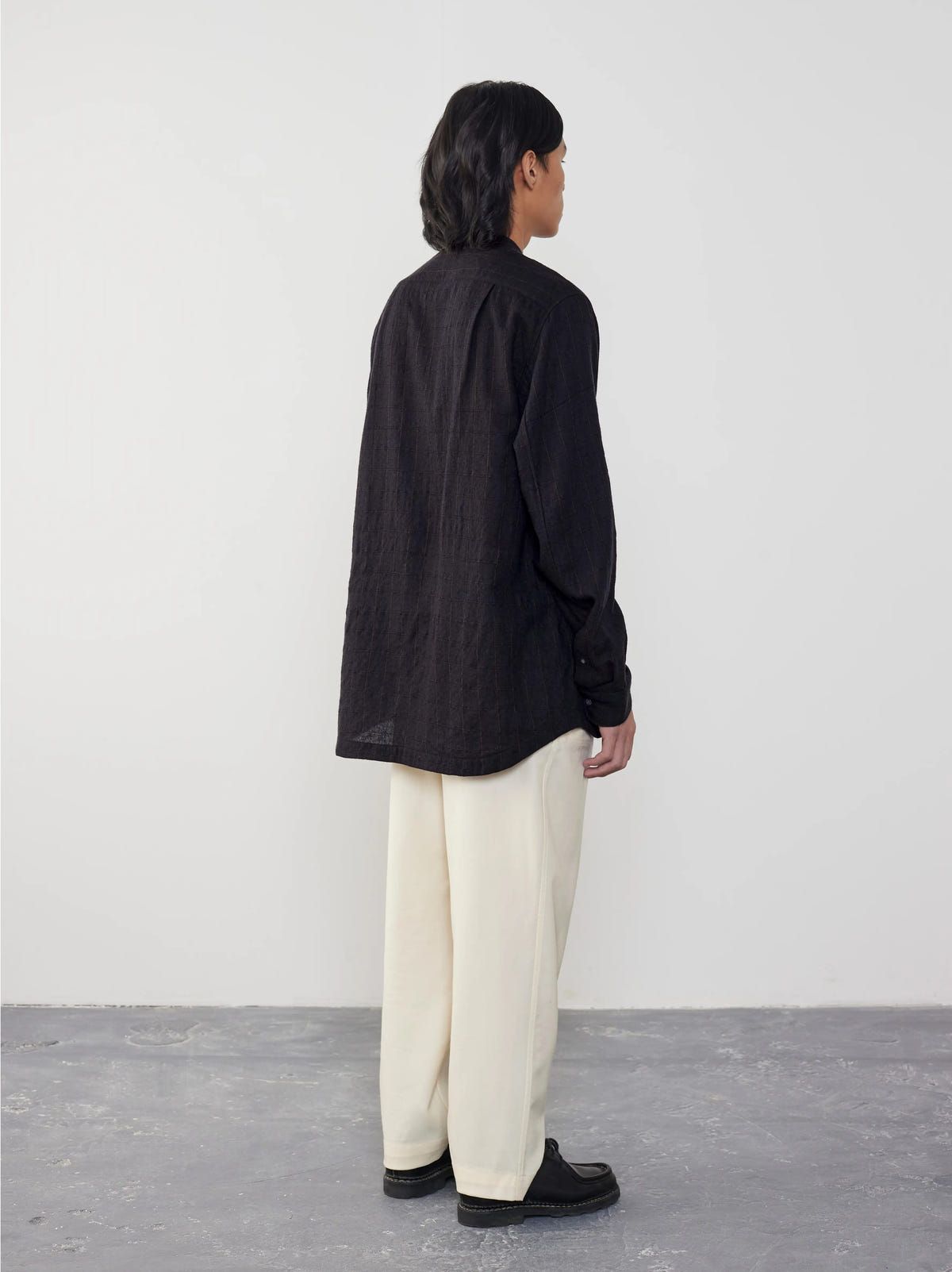 IT.EXC.23.18 BAND COLLAR EASY SHIRT - image 9