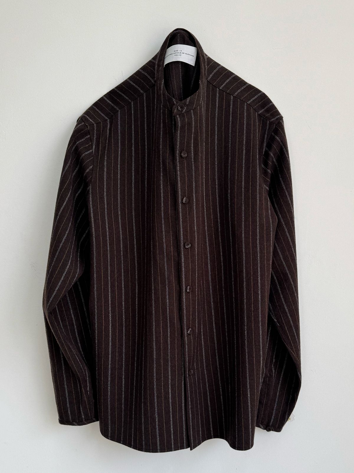 IT.EXC.25.56 BAND COLLAR SHIRT - image 1