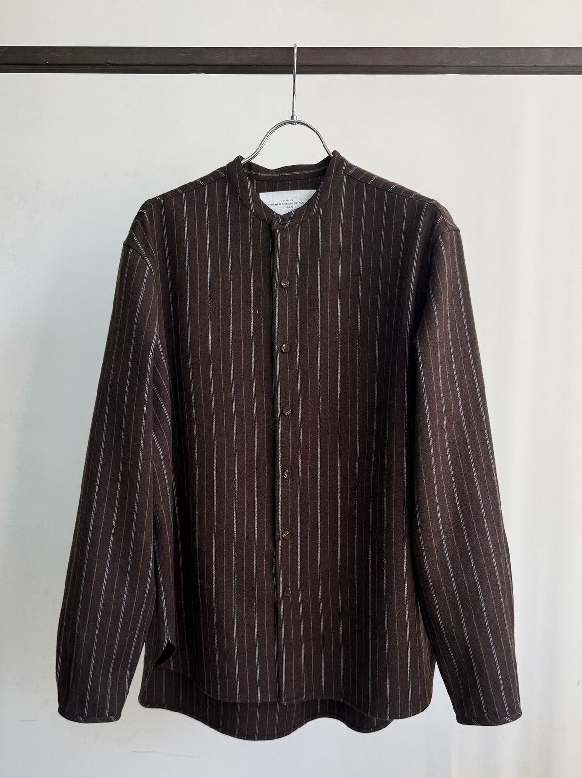 IT.EXC.25.56 BAND COLLAR SHIRT - image 2