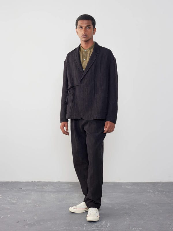 ITOH — IT.EXC.23.26 OVERDYED PADDED WRAP JACKET