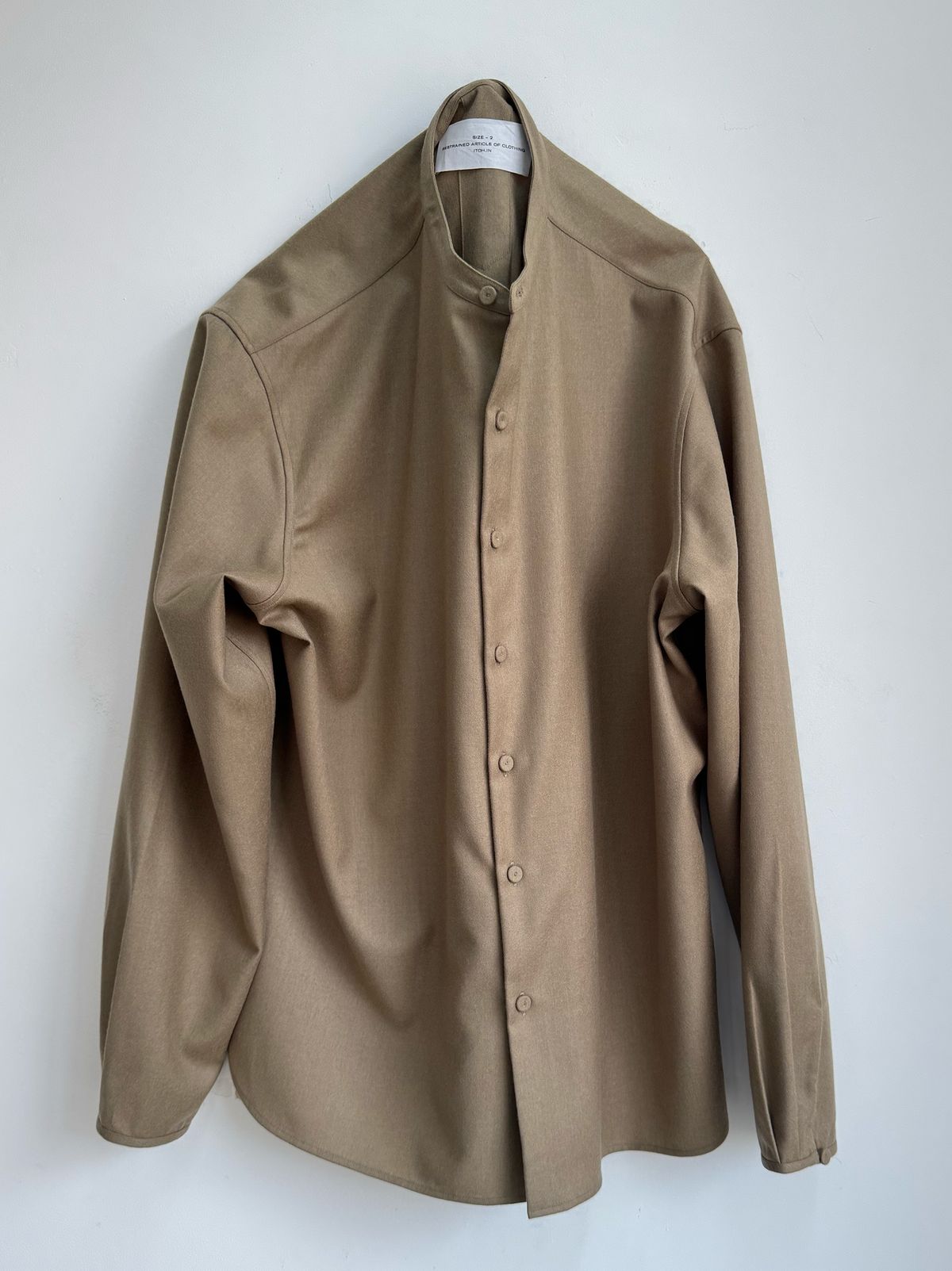 IT.EXC.25.60 BAND COLLAR SHIRT - image 1