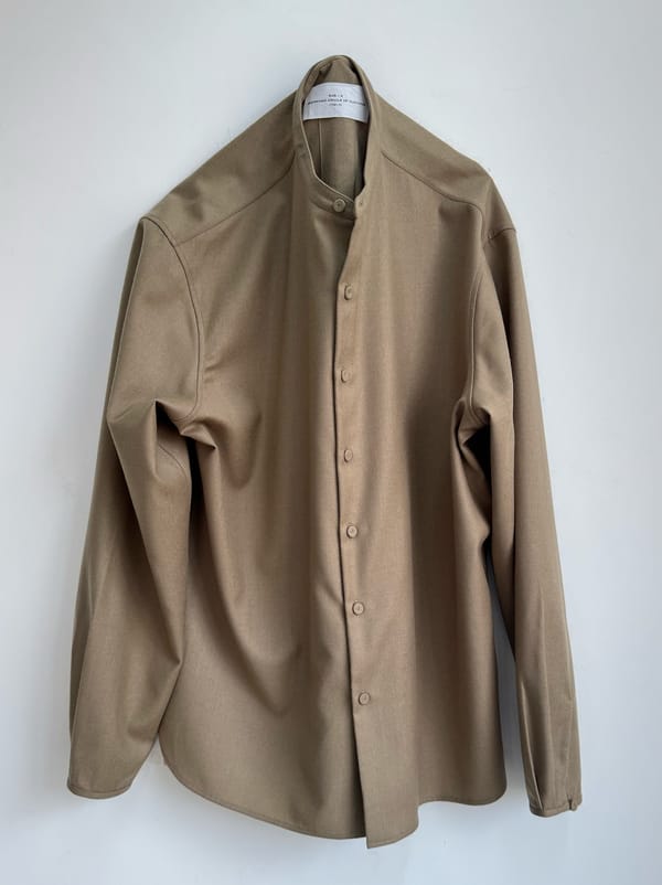 ITOH — IT.EXC.25.60 BAND COLLAR SHIRT