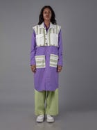 Women crop shirt kurta Pant view 1