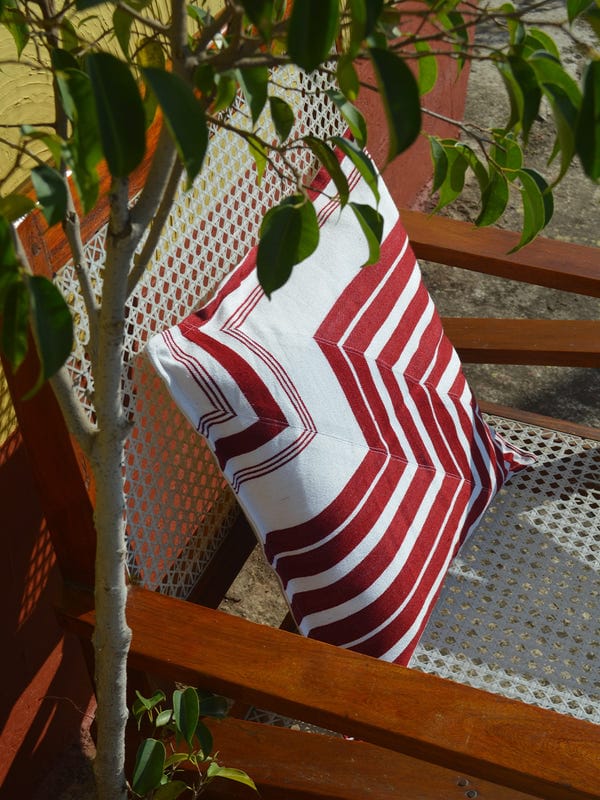 Johargram — Biru cushion cover