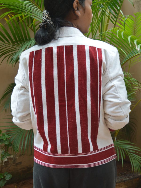 Johargram — Biru unisex biker jacket