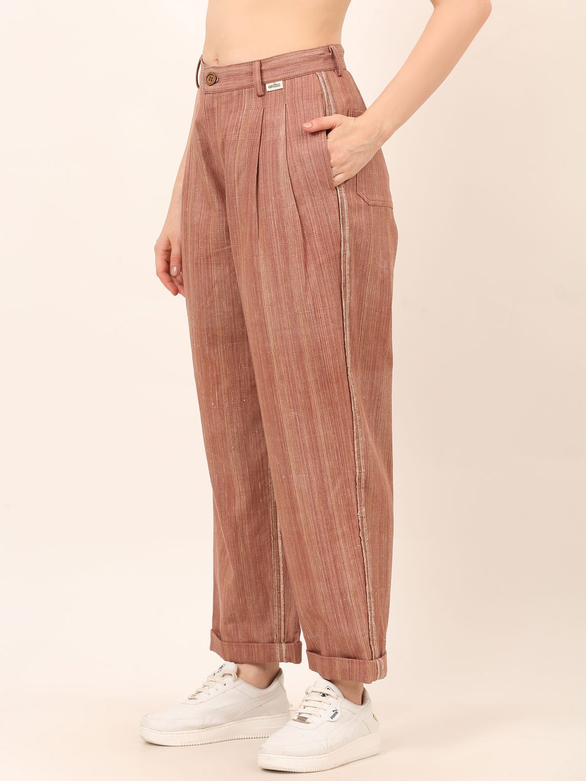 Handspun & Handwoven Denim pant - image 1