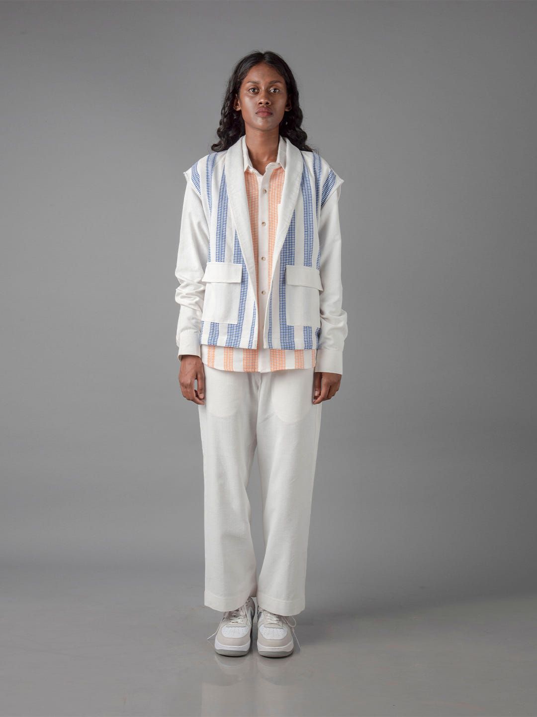 Women kukhna shirt sleeveless shrug pant - image 1