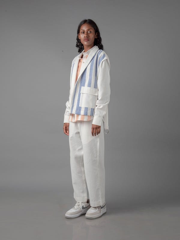 Johargram — Women kukhna shirt sleeveless shrug pant