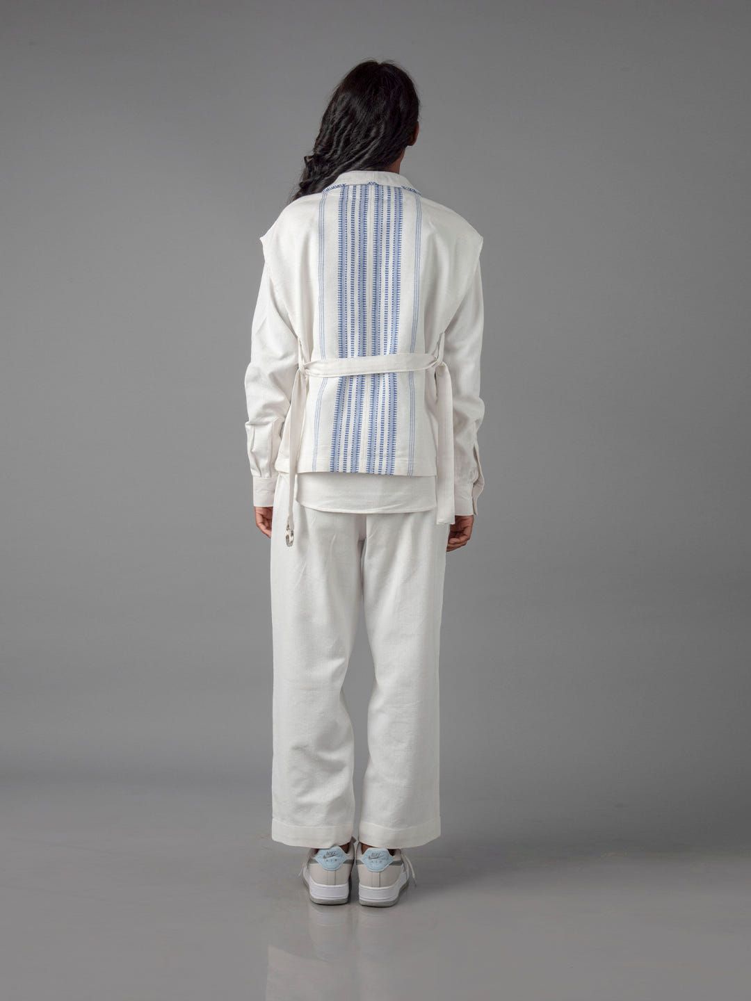 Women kukhna shirt sleeveless shrug pant - image 3