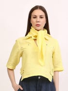 Yellow Tuibasa scarf view 2