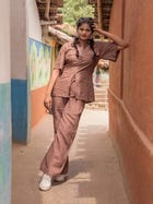 Brown Tuibasa  Shirt Pant view 1