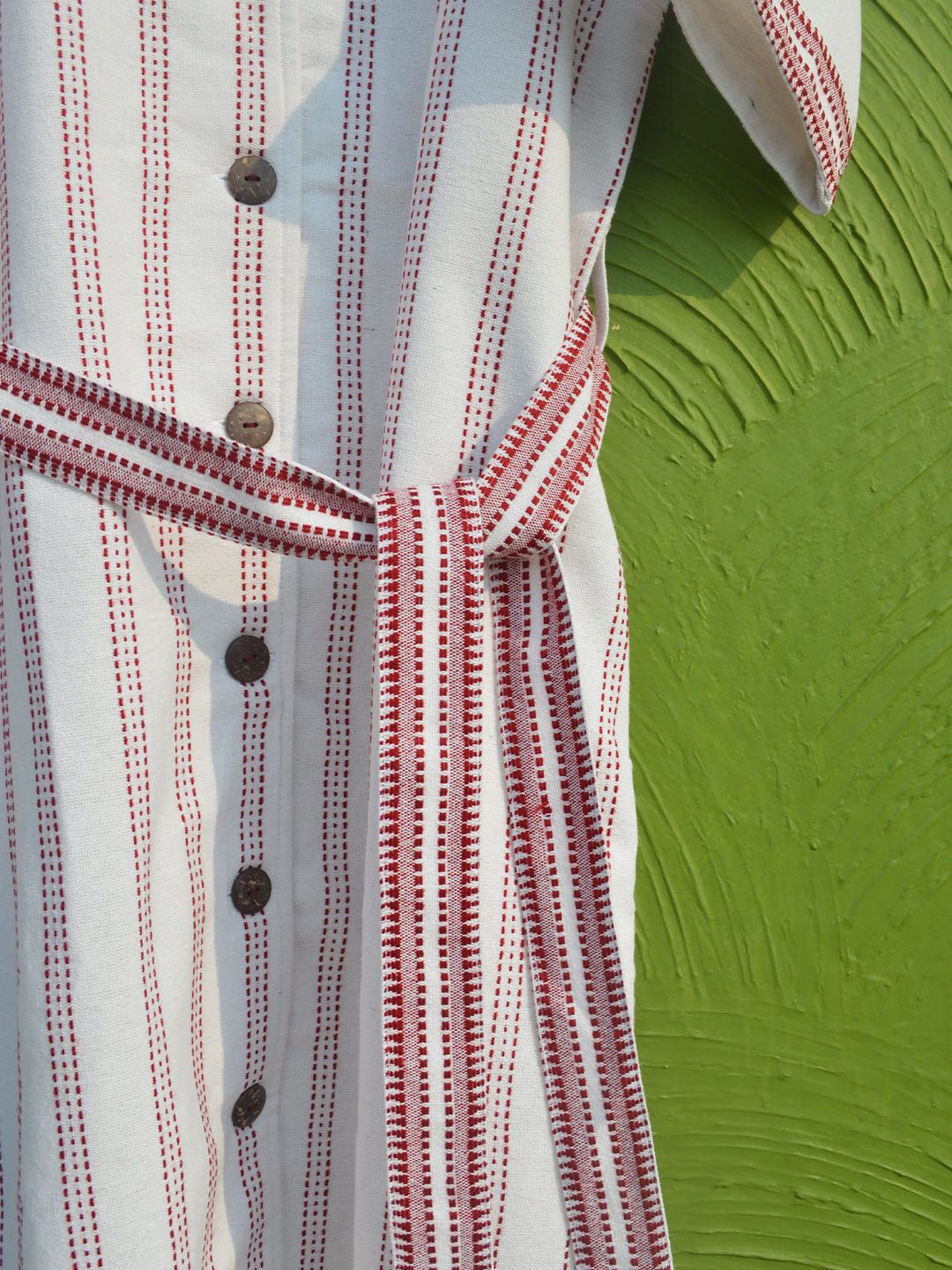 Camp collar shirt dress - image 3