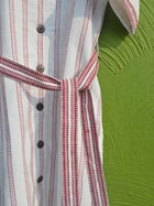 Camp collar shirt dress view 3