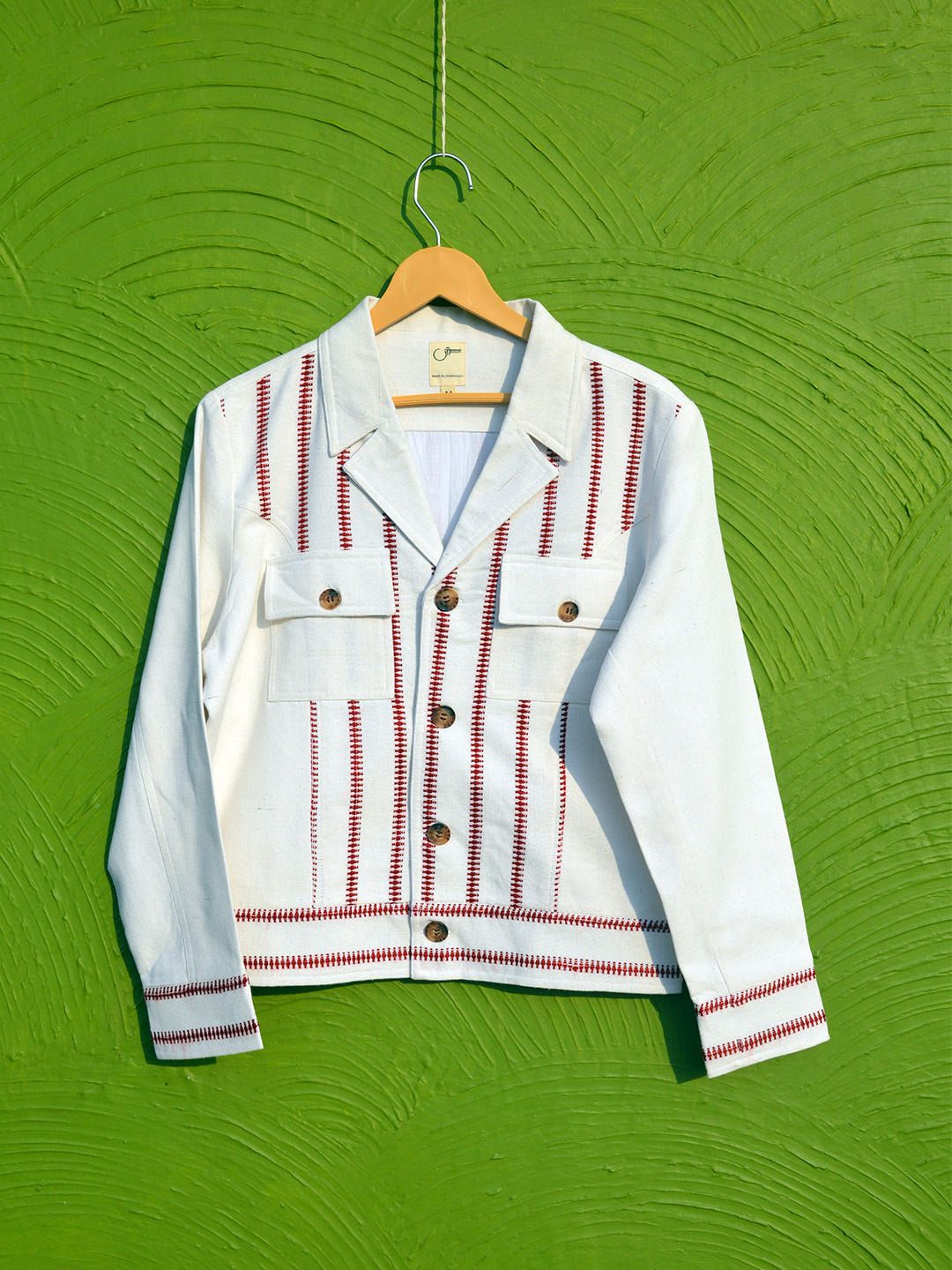 Maroon Biker jacket - image 1