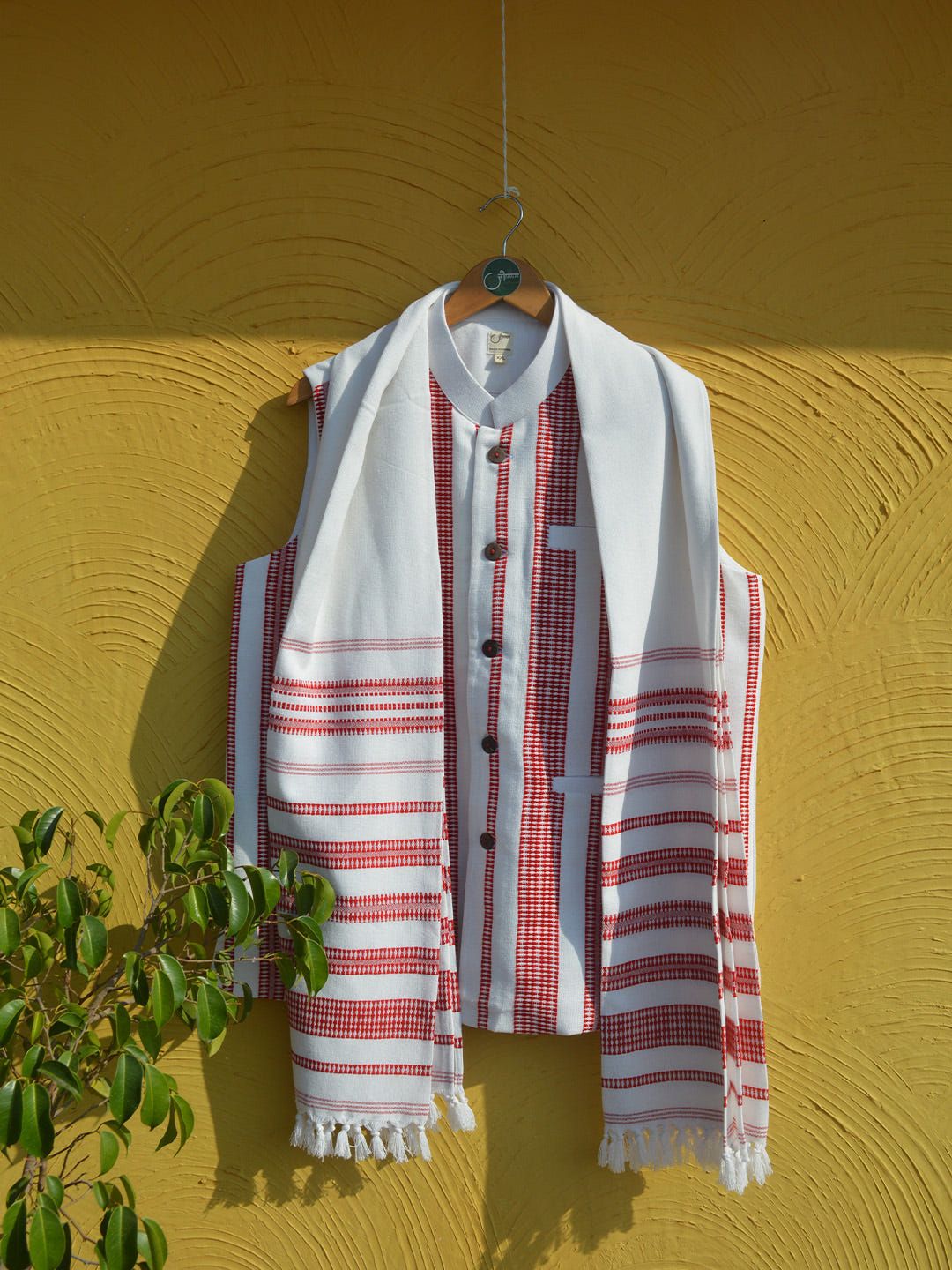 Kukhna Bandi and Stole Set - image 1