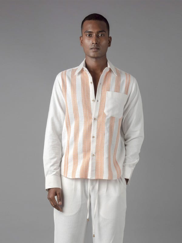 Johargram — Unisex Khukhna peach shirt