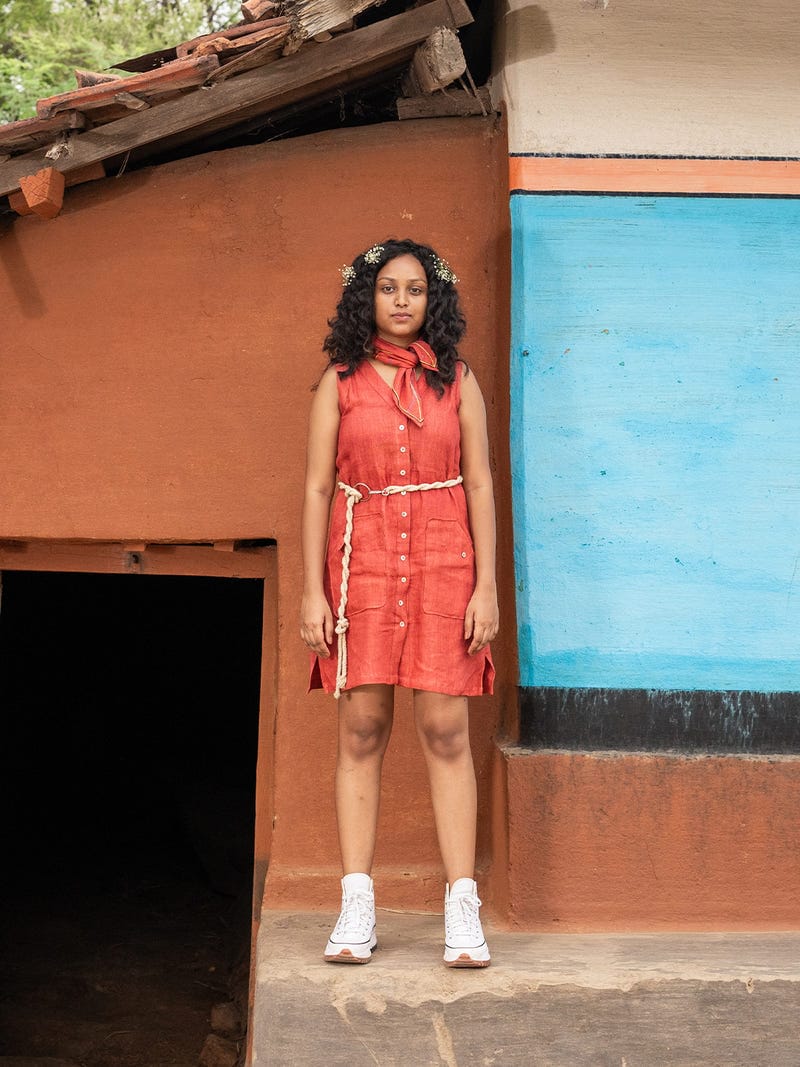 Rust Tuibasa Women Dress