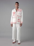 Jharkhand handloom textile unisex Shacket view 2