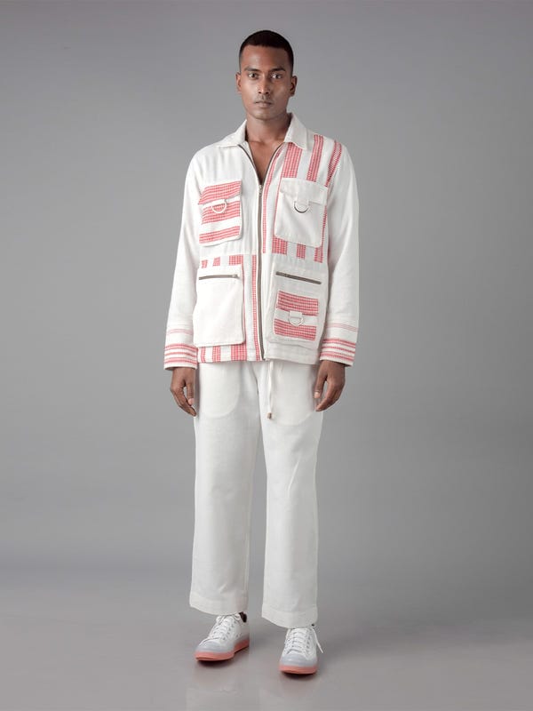 Johargram — Jharkhand handloom textile unisex Shacket