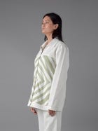 Unisex Green Mitered Shacket view 2