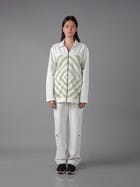 Unisex Green Mitered Shacket view 3
