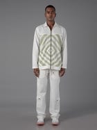 Mitered Shacket and over Length Straight Pant view 2