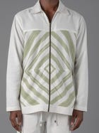 Mitered Shacket and over Length Straight Pant view 4
