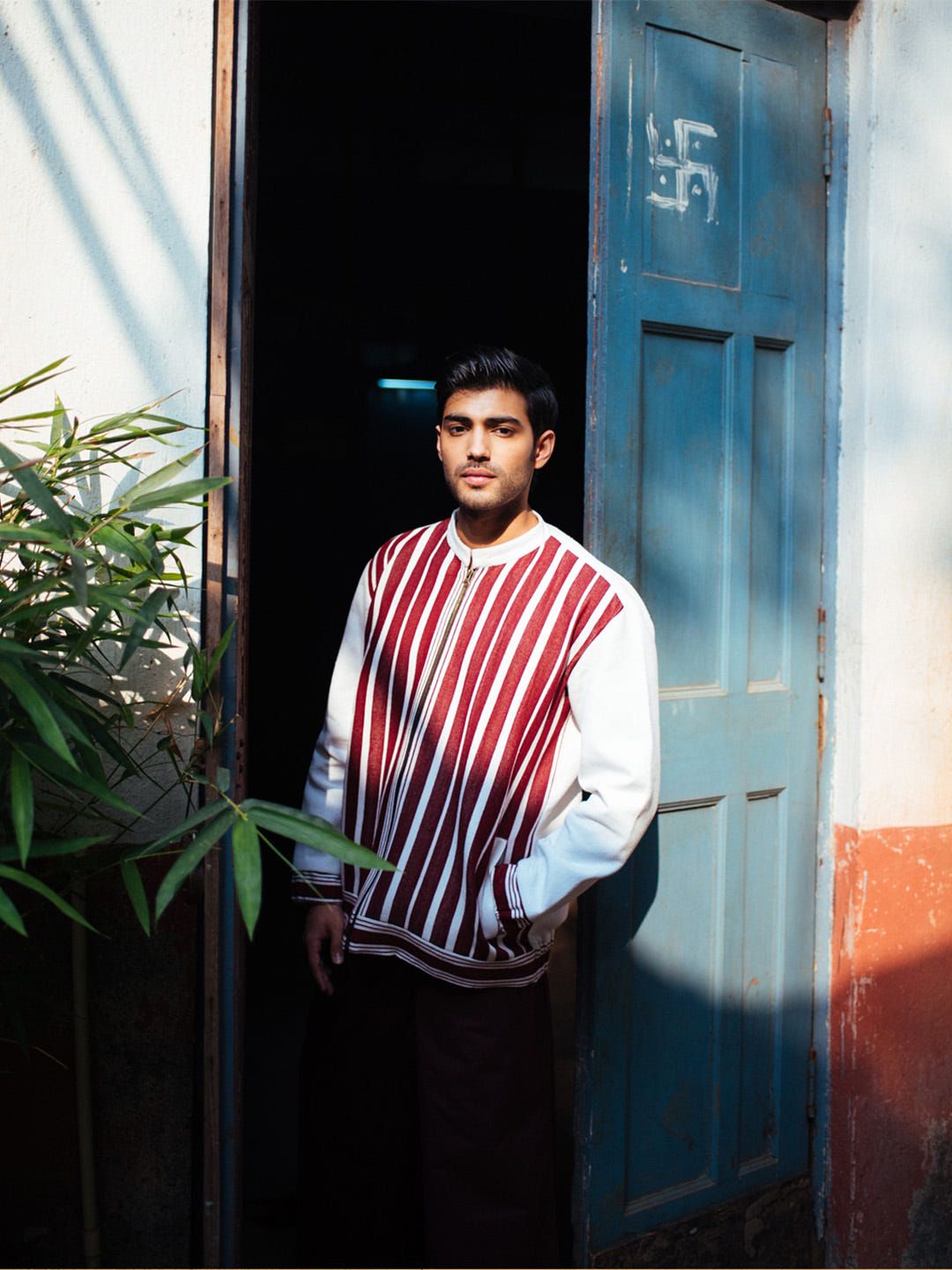 Biru Unisex Bomber Jackets - image 7