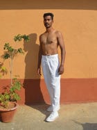 Unisex Straight Pajama Trousers view 5